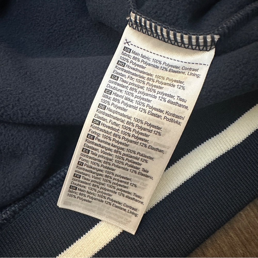 Kari Traa Rothe L Hood Fleece Long Fit Zip Up Hoodie Women’s Size L Blue - Picture 9 of 11